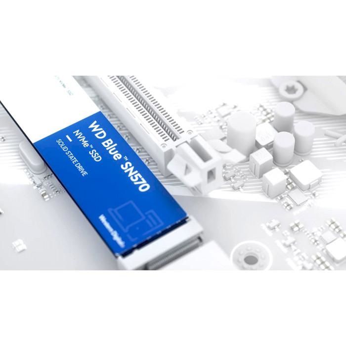 Накопичувач SSD 500GB WD Blue SN570 M.2 2280 PCIe 3.0 x4 3D TLC (WDS500G3B0C)