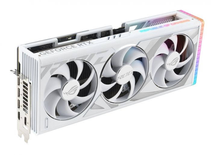 Відеокарта GF RTX 4080 16GB GDDR6X ROG Strix Gaming OC White Asus (ROG-STRIX-RTX4080-O16G-WHITE)