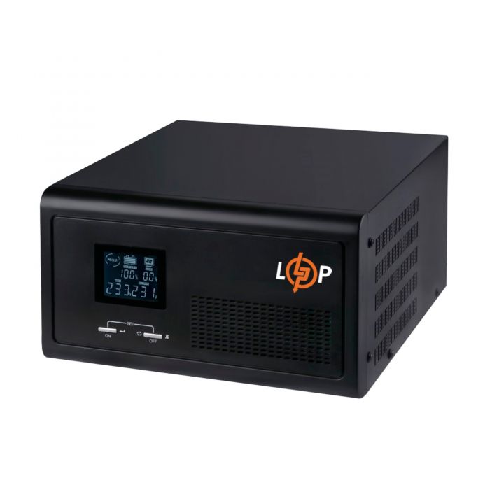 Джерело безперебійного живлення LogicPower LPE-B-PSW-1500VA+ (1000Вт) 1-40A, з правильною синусоїдою 12V