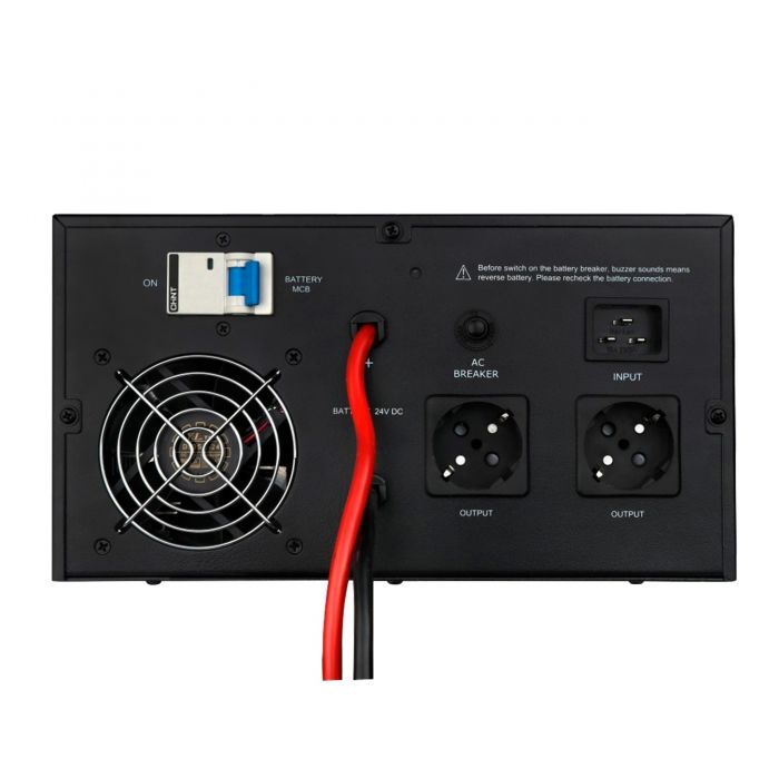 Джерело безперебійного живлення LogicPower LPE-B-PSW-2300VA+ (1600Вт) 1-40A, з правильною синусоїдою 24V