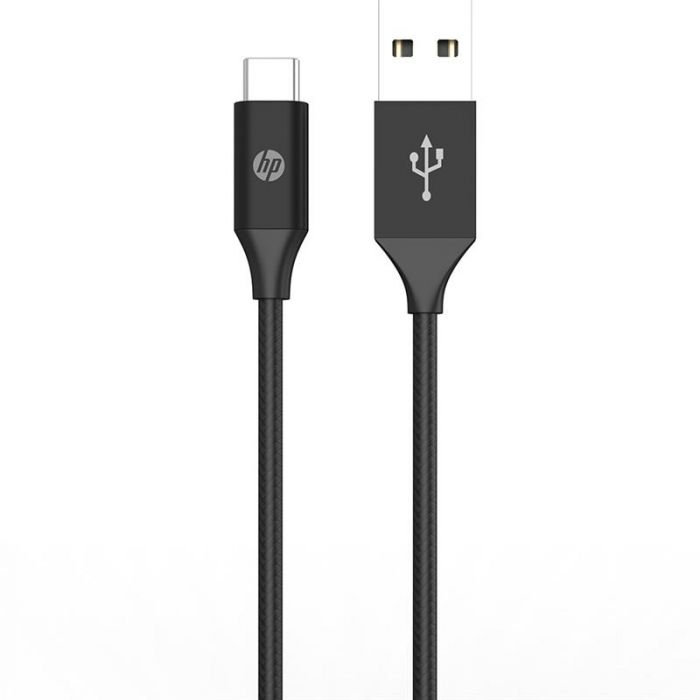 Кабель HP USB - USB-C, 1м, чорний (DHC-TC102-1M)