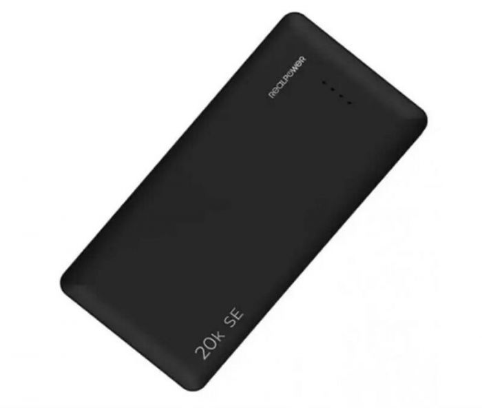 Універсальна мобільна батарея RealPower PB-20k SE Powerbank 20000mAh Black (PB-20k)