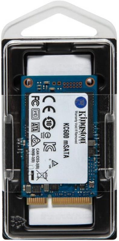 Накопичувач SSD  1ТB Kingston KC600 mSATA SATAIII 3D TLC (SKC600MS/1024G)