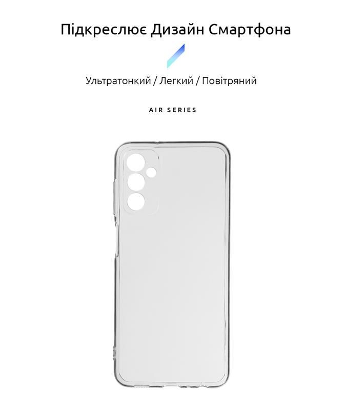 Чохол-накладка Armorstandart Air Series для Samsung Galaxy M13 SM-M135 Camera cover Transparent (ARM61508)