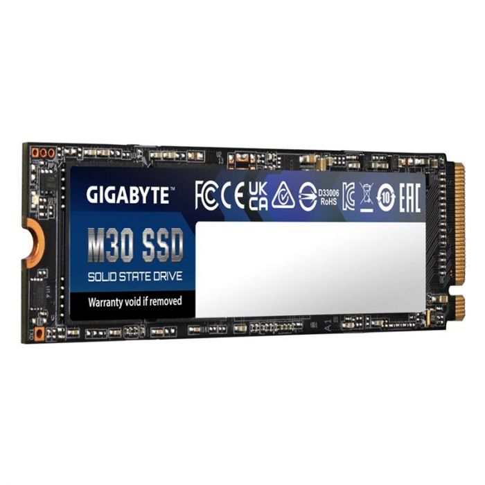 Накопичувач SSD  512GB Gigabyte M30 M.2 PCIe NVMe 3.0 x4 3D TLC (GP-GM30512G-G)