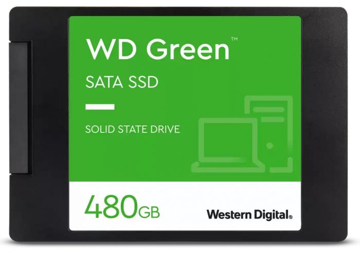 Накопичувач SSD  480GB WD Green 2.5" SATAIII TLC (WDS480G3G0A)