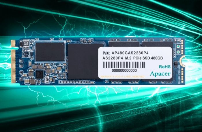 Накопичувач SSD  512GB Apacer AS2280P4 M.2 2280 PCIe 3.0 x4 3D TLC (AP512GAS2280P4-1)