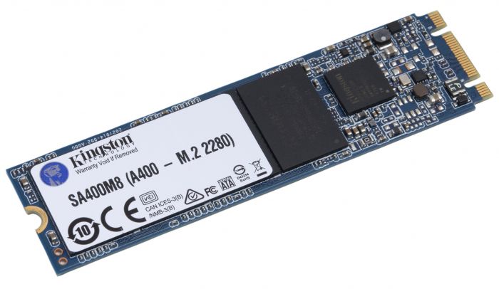 Накопичувач SSD  120GB M.2 SATA Kingston A400 M.2 2280 SATAIII TLC (SA400M8/120G)