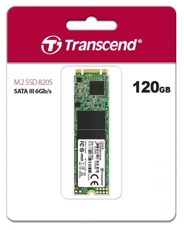 Накопичувач SSD  120GB Transcend 820S M.2 2280 SATAIII 3D TLC NAND (TS120GMTS820S)