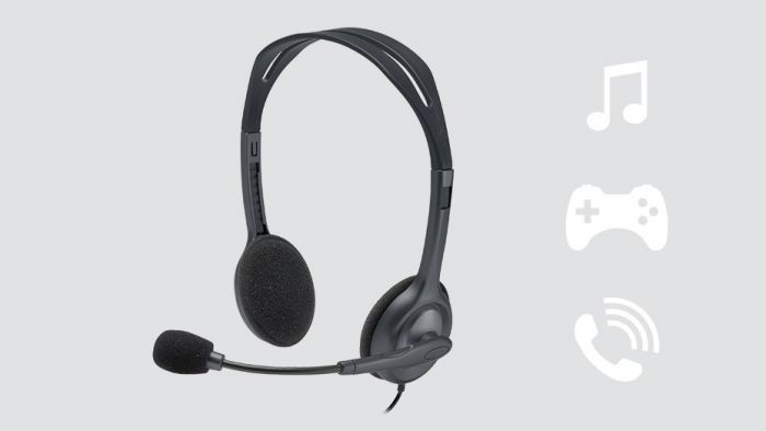 Гарнiтура Logitech H111 Stereo (981-000593)