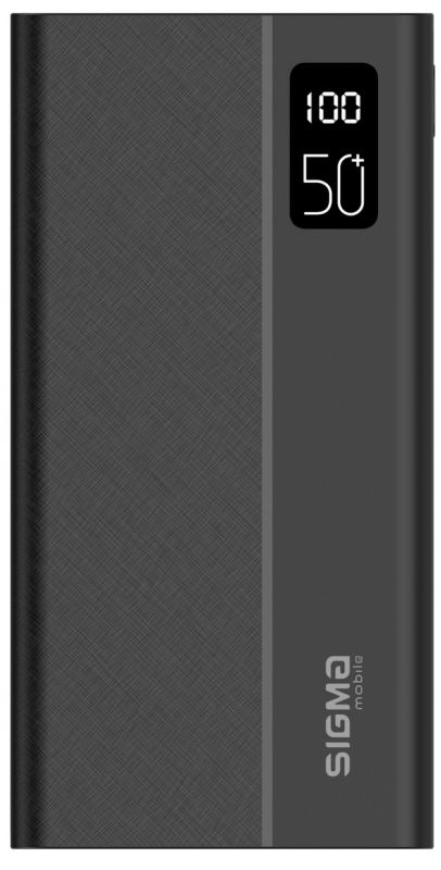 Універсальна мобільна батарея Sigma mobile X-Power SI50A3QL 50000mAh Black (4827798424018)