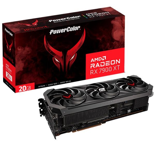 Відеокарта AMD Radeon RX 7900 XT 20GB GDDR6 Red Devil PowerColor (RX 7900 XT 20G-E/OC)