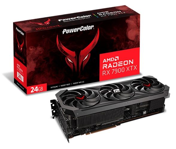 Відеокарта AMD Radeon RX 7900 XTX 24GB GDDR6 Red Devil PowerColor (RX 7900 XTX 24G-E/OC)