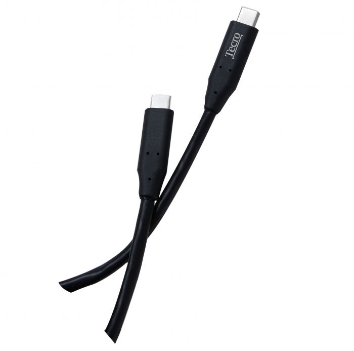 Кабель Tecro (TCC-3.0-0100BK) USB-USB Type-C, 1 м, чорний