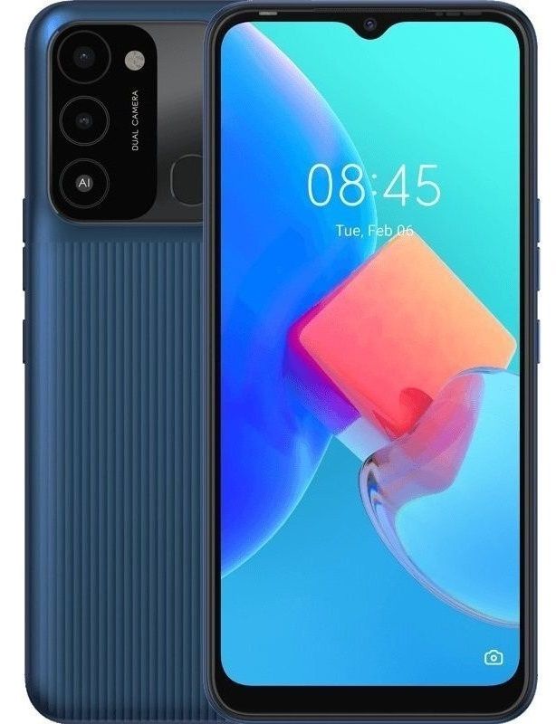 Смартфон Tecno Spark Go 2022 (KG5m) 2/32GB Dual Sim Atlantic Blue (4895180776953)