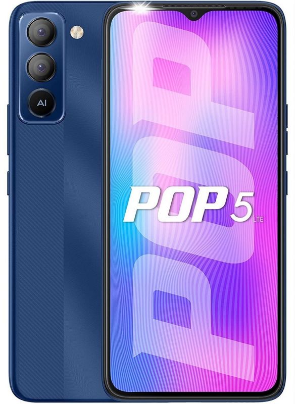 Смартфон Tecno Pop 5 LTE (BD4i) 3/32Gb Dual Sim Deepsea Luster (4895180777363)