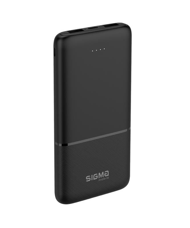 Універсальна мобільна батарея Sigma mobile X-Power SI10A1Q 10000mAh Black (4827798424711)