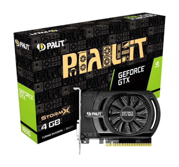 Відеокарта GF GTX 1650 4GB GDDR5 StormX Palit (NE51650006G1-1170F)