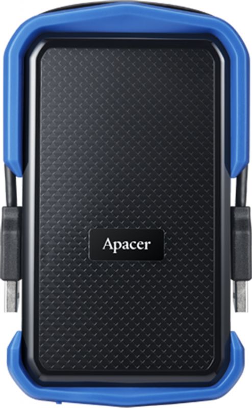 Зовнішній жорсткий диск 2.5" USB 2.0TB Apacer Apacer AC631 Black/Blue (AP2TBAC631U-1)