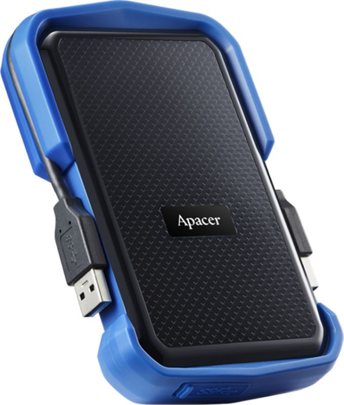 Зовнішній жорсткий диск 2.5" USB 2.0TB Apacer Apacer AC631 Black/Blue (AP2TBAC631U-1)