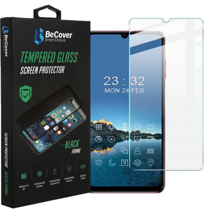 Захисне скло BeCover для ZTE Blade A72/V40 Vita Crystal Clear Glass 3D (708563)