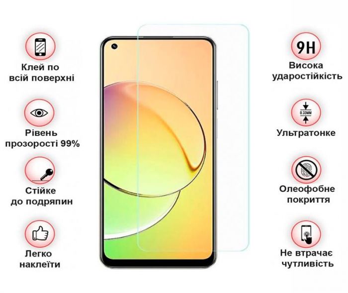 Захисне скло BeCover для Realme 10 Crystal Clear Glass 3D (708569)