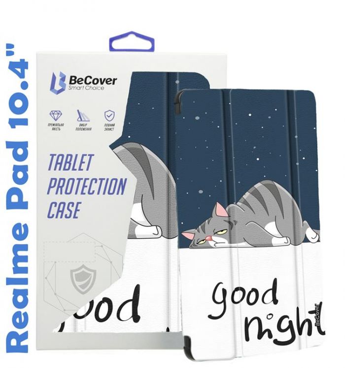 Чохол-книжка BeCover Smart для Realme Pad 10.4" Good Night (708273)