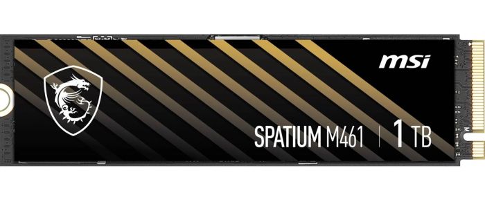 Накопичувач SSD 1TB MSI Spatium M461 M.2 2280 PCIe 4.0 x4 NVMe 3D NAND TLC (S78-440L1D0-P83)