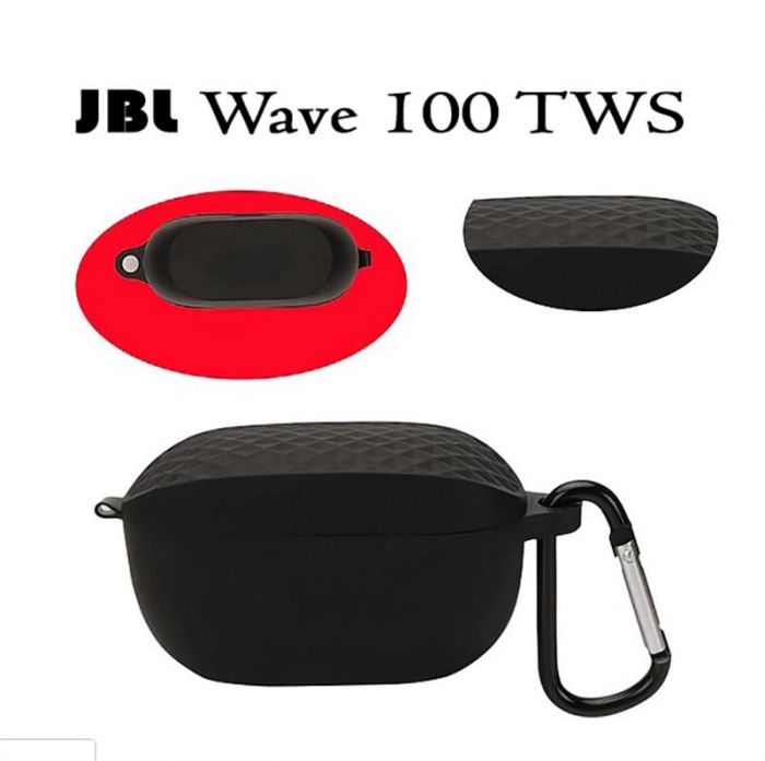 Чохол BeCover Silicon для JBL Wave 100/Wave Buds TWS Black (708606)