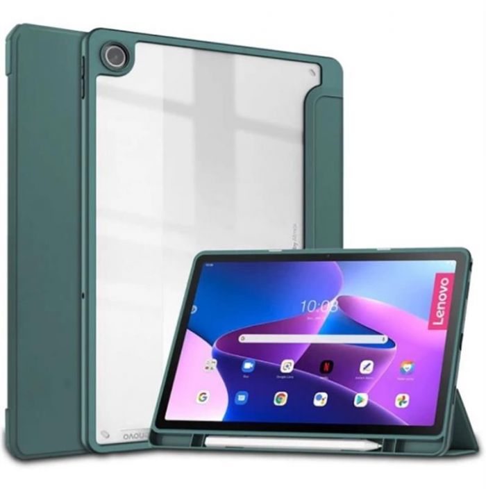 Чохол-книжка BeCover Soft Edge для Lenovo Tab M10 Plus TB-125F (3rd Gen) 10.61" Dark Green (708368)