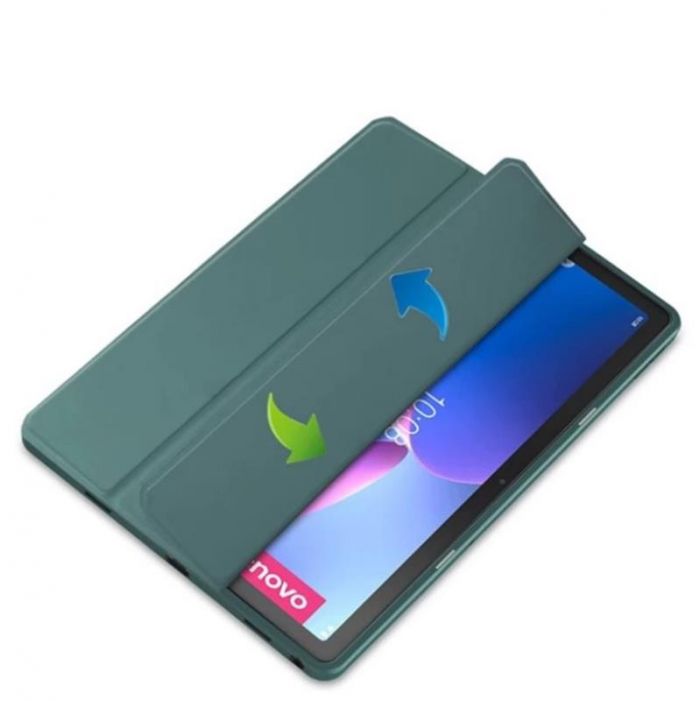 Чохол-книжка BeCover Soft Edge для Lenovo Tab M10 Plus TB-125F (3rd Gen) 10.61" Dark Green (708368)