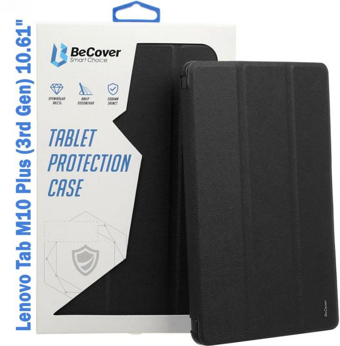 Чохол-книжка BeCover Soft Edge для Lenovo Tab M10 Plus TB-125F (3rd Gen) 10.61" Black (708366)