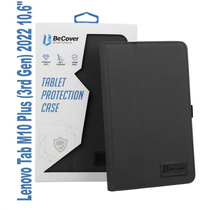 Чохол-книжка BeCover Slimbook для Lenovo Tab M10 Plus TB-125F (3rd Gen) 10.61" Black (707979)