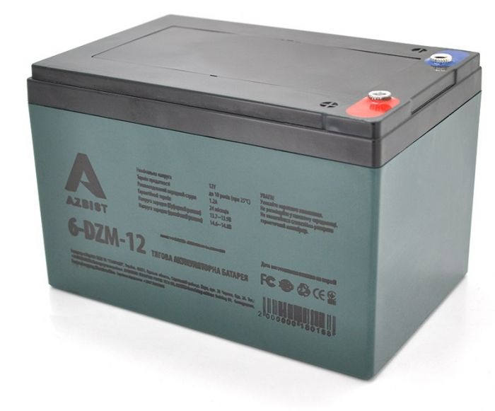 Акумуляторна батарея Azbist 12V 12AH (6-DZM-12-M5B/18016) AGM