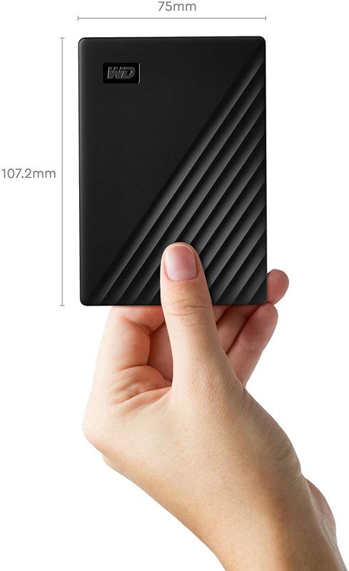 Зовнішній жорсткий диск 2.5" USB 5.0TB WD My Passport Black (WDBPKJ0050BBK-WESN)