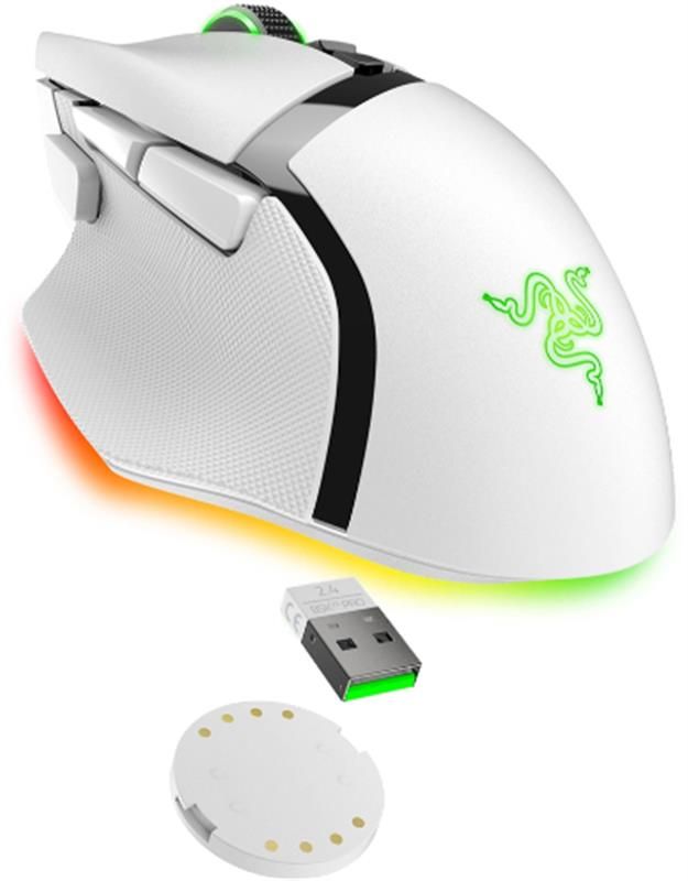 Мишка Razer Basilisk V3 Pro White (RZ01-04620200-R3G1) USB