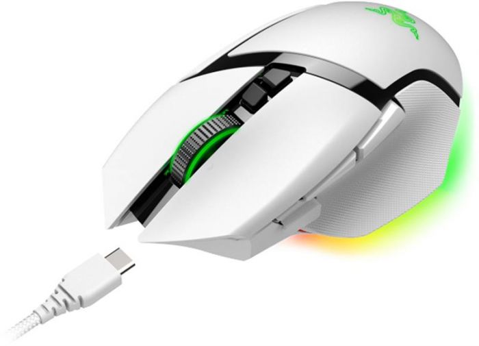 Мишка Razer Basilisk V3 Pro White (RZ01-04620200-R3G1) USB