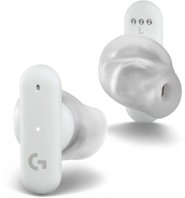 Гарнітура Logitech FITS True Wireless Gaming Earbuds White (985-001183)