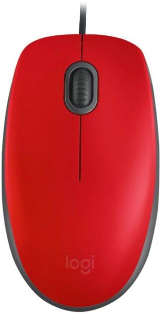 Мишка Logitech M110 Silent USB Red (910-006759)