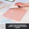Ігрова поверхня Logitech Mouse Pad Studio Darker Rose (956-000050) Ігрова поверхня Logitech Mouse Pad Studio Darker Rose (956-000050)