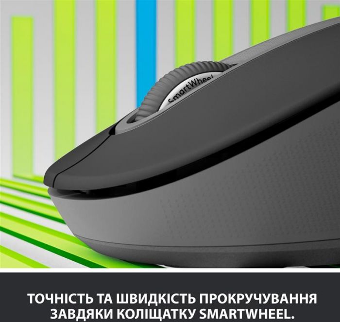 Мишка бездротова Logitech Signature M650 L (910-006236) Graphite USB