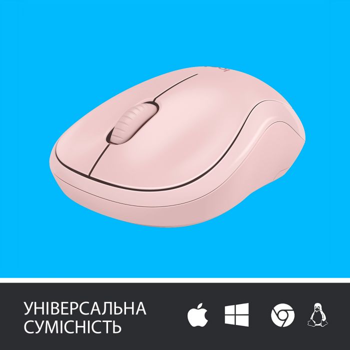 Мишка бездротова Logitech M220 Silent (910-006129) Rose USB