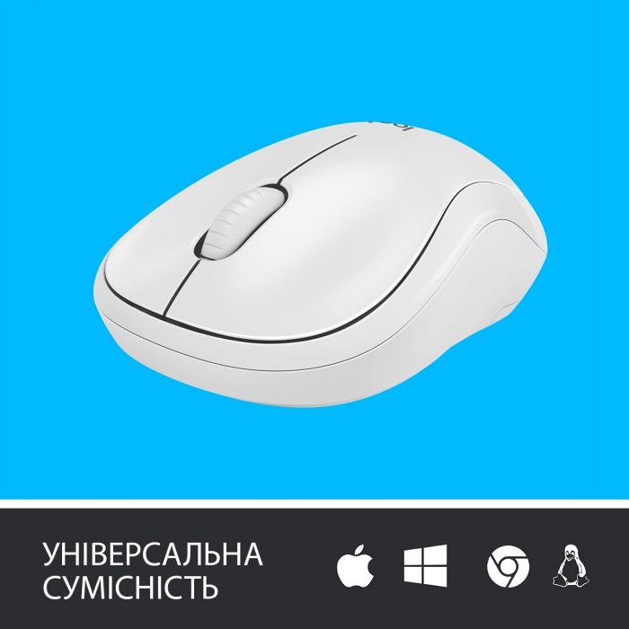 Мишка бездротова Logitech M220 Silent White (910-006128)