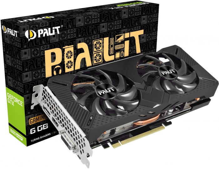 Відеокарта GF GTX 1660 Super 6GB GDDR6 GamingPro Palit (NE6166S018J9-1160A-1)