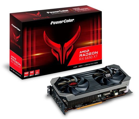 Відеокарта AMD Radeon RX 6650 XT 8GB GDDR6 Red Devil PowerColor (AXRX 6650XT 8GBD6-3DHE/OC)