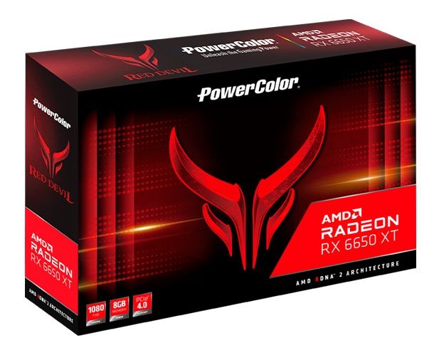 Відеокарта AMD Radeon RX 6650 XT 8GB GDDR6 Red Devil PowerColor (AXRX 6650XT 8GBD6-3DHE/OC)