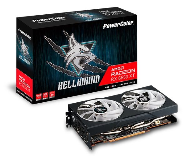 Відеокарта AMD Radeon RX 6650 XT 8GB GDDR6 Hellhound PowerColor (AXRX 6650XT 8GBD6-3DHL/OC)