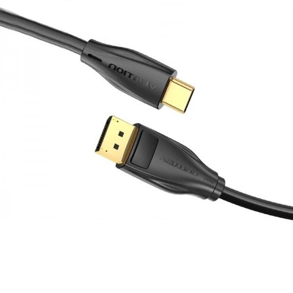 Кабель Vention USB Type-C - DisplayPort (M/M), 1 м, Black (CGYBF)