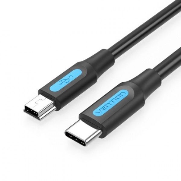 Кабель Vention USB-C - miniUSB, 0.5 m, Black (COWBD)