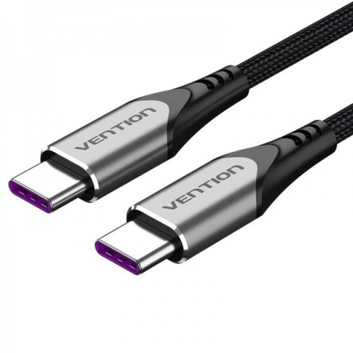 Кабель Vention USB-C - USB-C, 2 m, Grey (TAEHH)